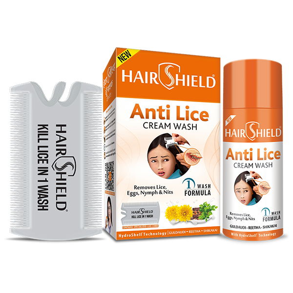 hairshield anti lice cream wash